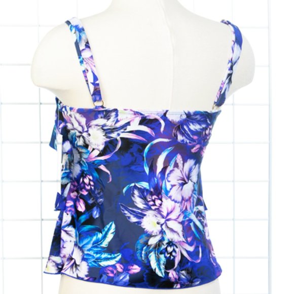 Gloria Vanderbilt Swim Top New NWT Sz 8 - Picture 4 of 5